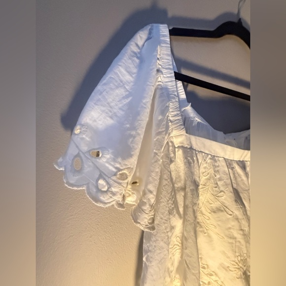 NWT AE Tie Back Eyelet Crop Top - women’s large - Picture 6 of 14